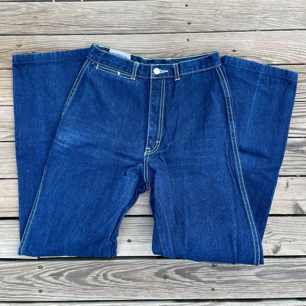 Vintage 1970’s Bareback Wide Leg Jeans